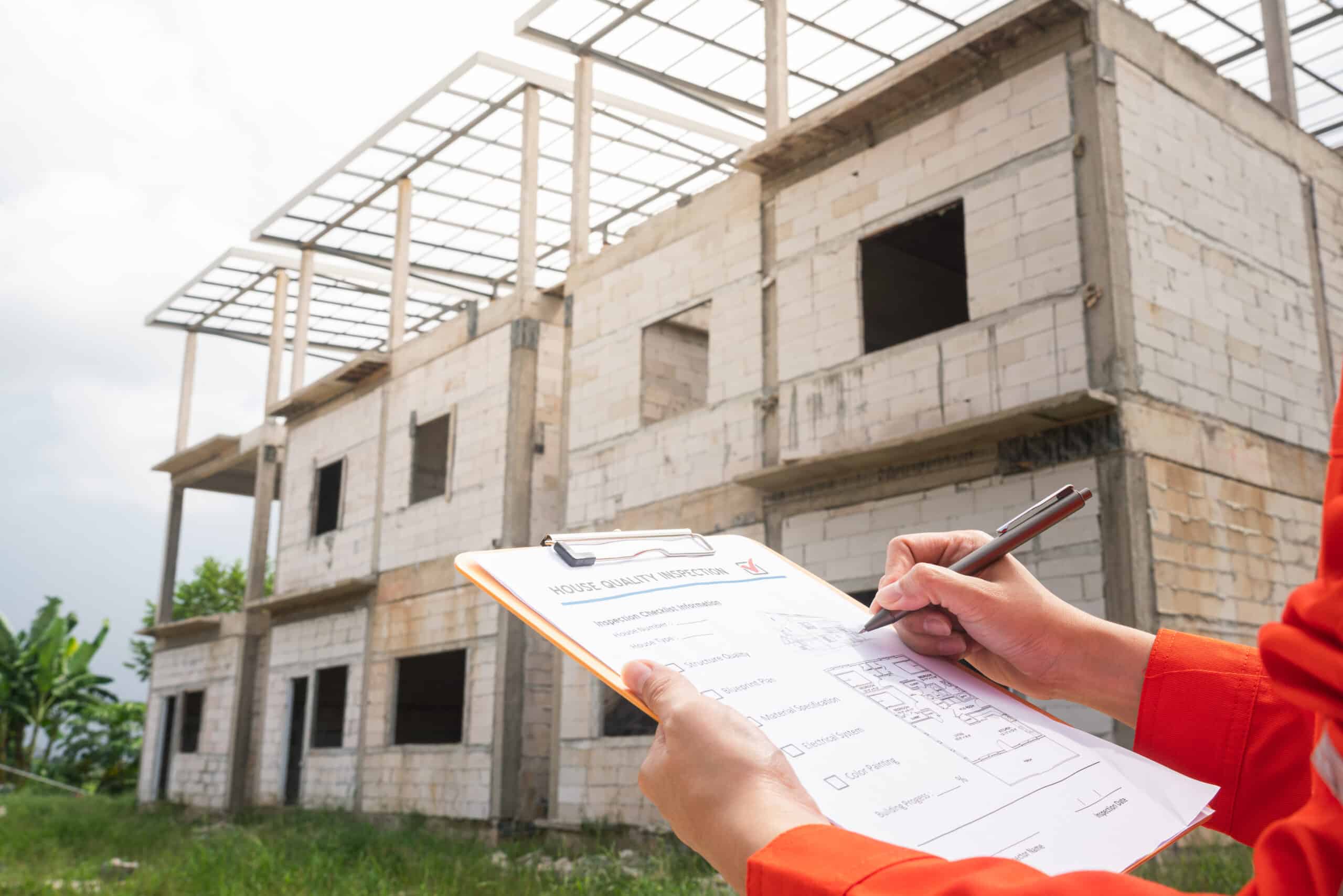 architect-project-engineer-is-checking-house-building-quality-checklist-inspecting architect-project-engineer-is-checking-house-building-quality-checklist-inspecting