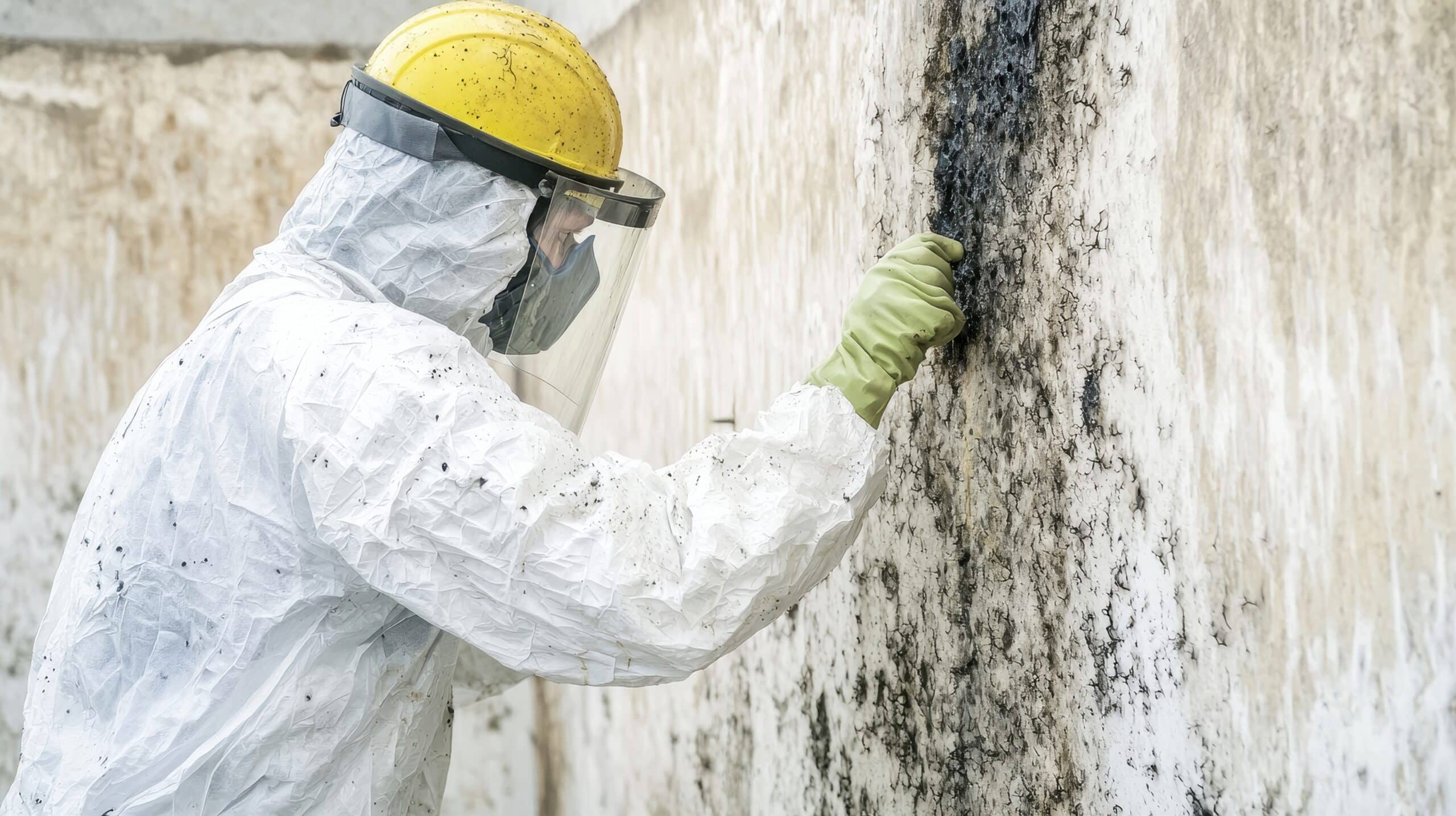 worker-protective-suit-inspecting-mold-growth-wall worker-protective-suit-inspecting-mold-growth-wall